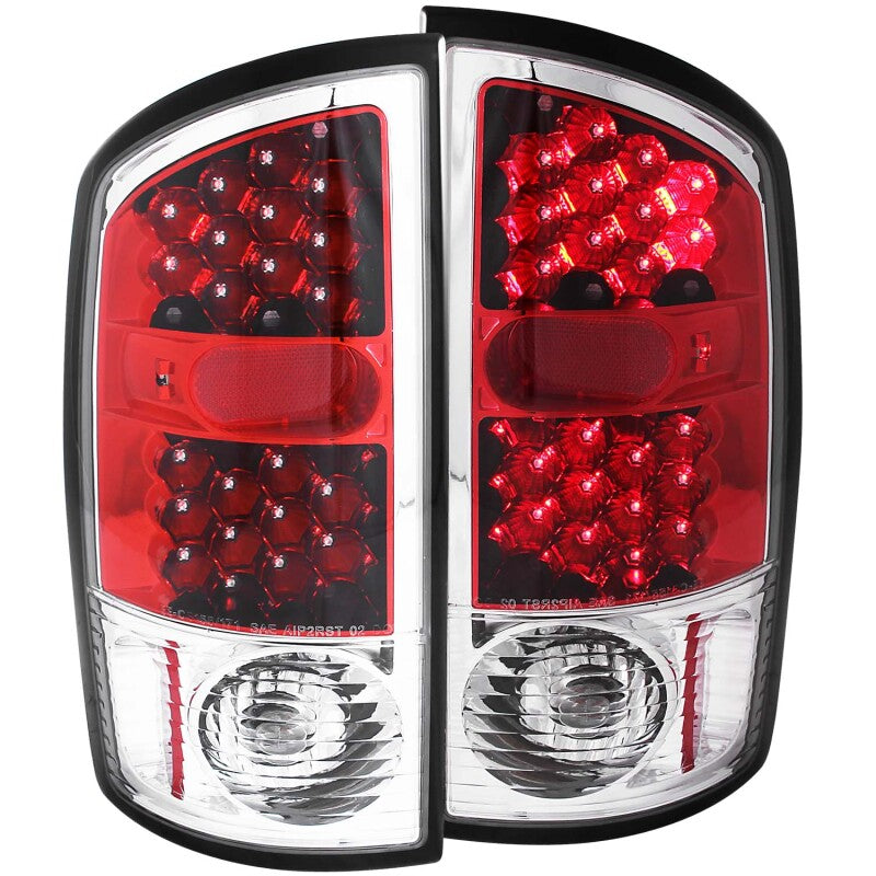 Anzo 2002-2005 Dodge Ram 1500 LED Tail lights Red/Clear