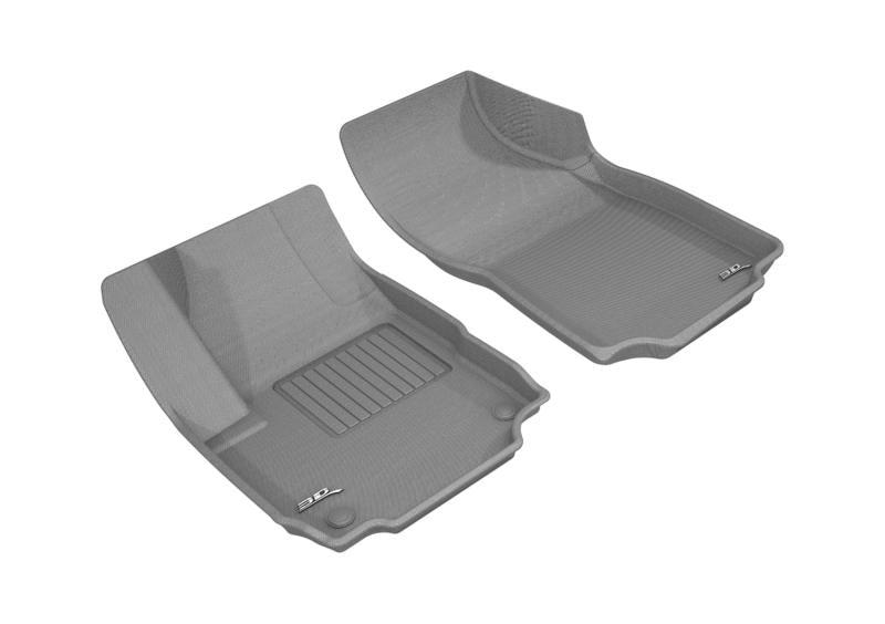 3D MAXpider 2018-2020 GMC Terrain Kagu 1st Row Floormat - Gray L1GM02311501