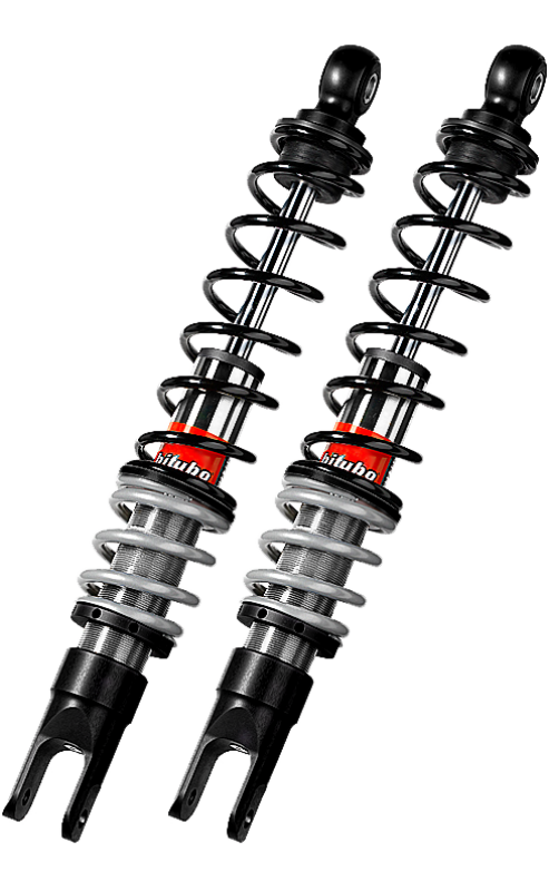 Bitubo Suspension Bitubo YGB0 Twinshocks Front Adjustable: Spring Preload, Black Spring SC149YGB02