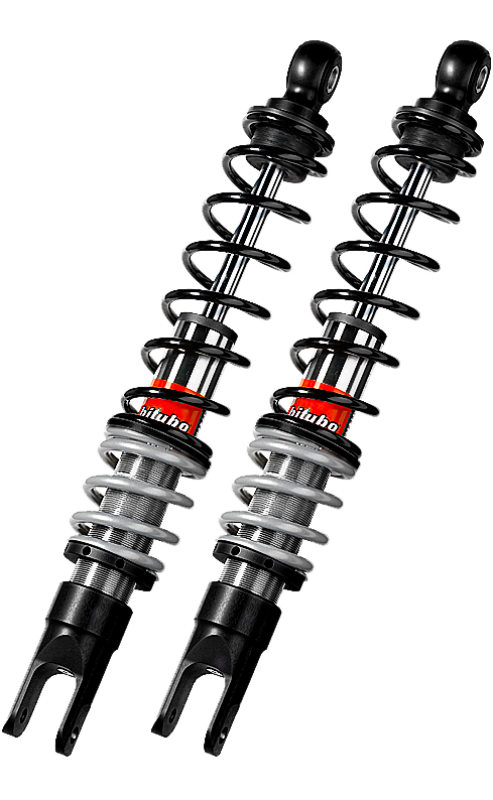 Bitubo Suspension Bitubo YGB0 Twinshocks Front Adjustable: Spring Preload, Black Spring SC208YGB02