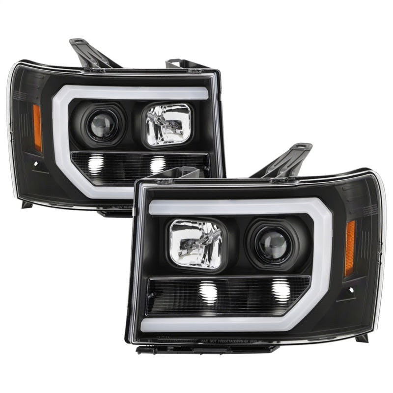 Spyder GMC Sierra 1500/2500/3500 07-13 Denali 08-13 LED Headlights Blk PRO-YD-GS07V2PL-BK 5087522
