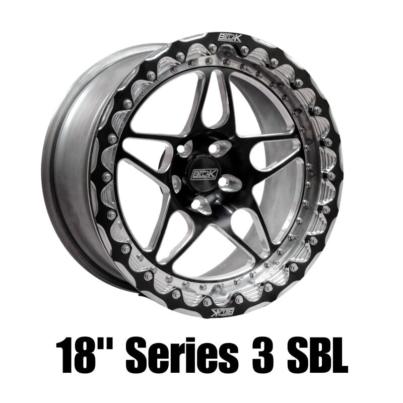 Belak Wheels Belak 18x6 / 2.75in BS / 6x135mm BP / High Pad / Series 3 - Non-Beadlock Wheel 18066135S32BS-NBL