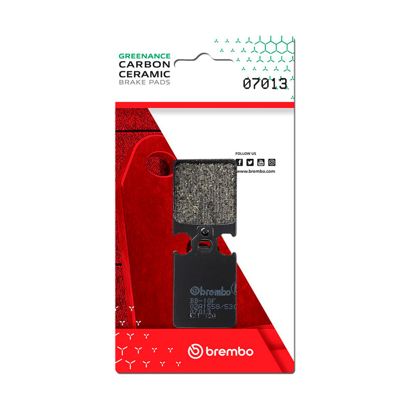 Brembo OE Italjet Formula/Piaggio Skipper Carbon Ceramic Brake Pad - Front 07013