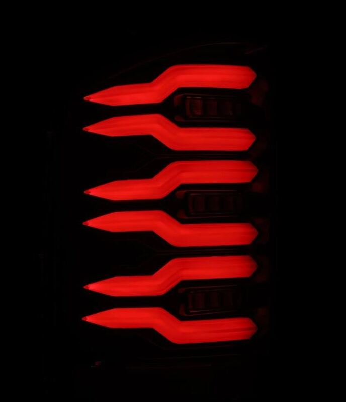 AlphaRex 07-13 Chevrolet Silverado 1500 (Ex. Hybrid Models) LUXX-Series LED Tail Lights Alpha-Black 620090 *Discontinued