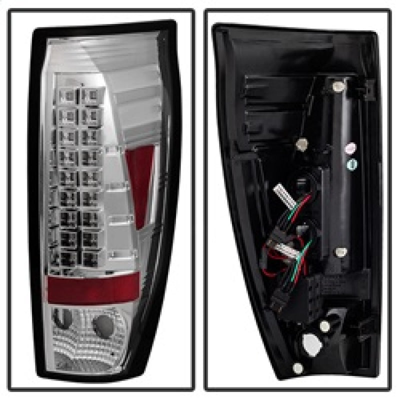 Spyder Chevy Avalanche 02-06 LED Tail Lights Chrome ALT-YD-CAV02-LED-C 5001078