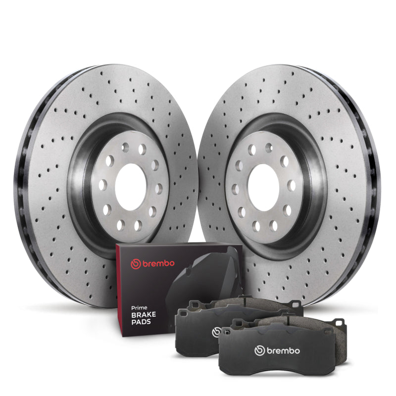 Brembo OE 00-05 Audi TT Quattro Rear Disc Brake Kit KTX4056