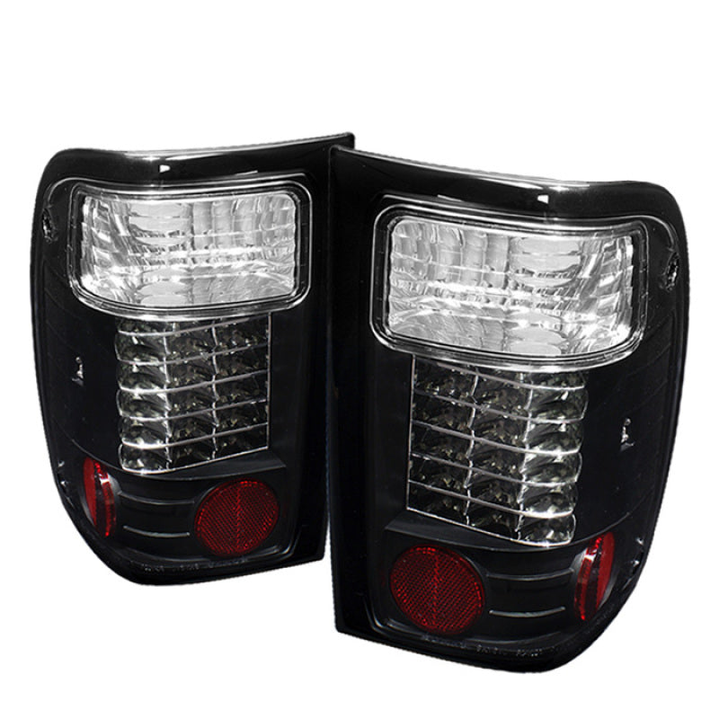 Spyder Ford Ranger 01-05 LED Tail Lights Black ALT-YD-FR98-LED-BK 5003836
