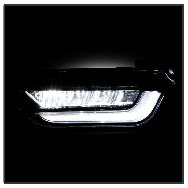 SPYDER 21-23 Ford F150 OEM Style Full LED Fog Lights w/ Switch FL-FF1502021-LED-C 9052255