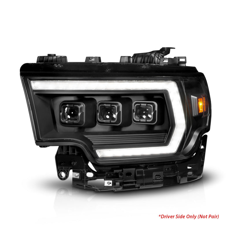 ANZO 19-24 RAM 2500/3500 Z-Series Full LED Proj Headlights DRL/Init/SeqSig - Driver Side ONLY 111601X-L