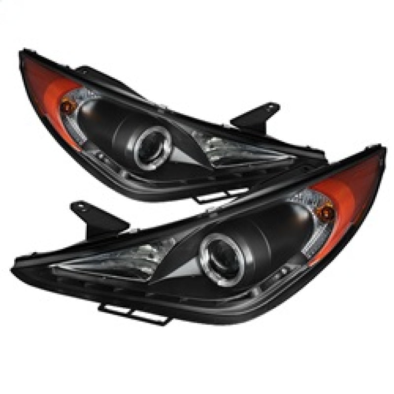 Spyder Hyundai Sonata 11-13 Projector ( Not Fit Hybrid )- LED Halo DRL Blk PRO-YD-HYSON11-DRL-BK 5042477