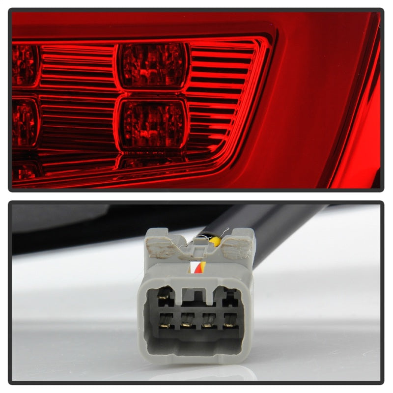 Spyder 08-11 Subaru Impreza WRX 4DR LED Tail Lights - Red Clear ALT-YD-SI084D-LED-RC 5087973