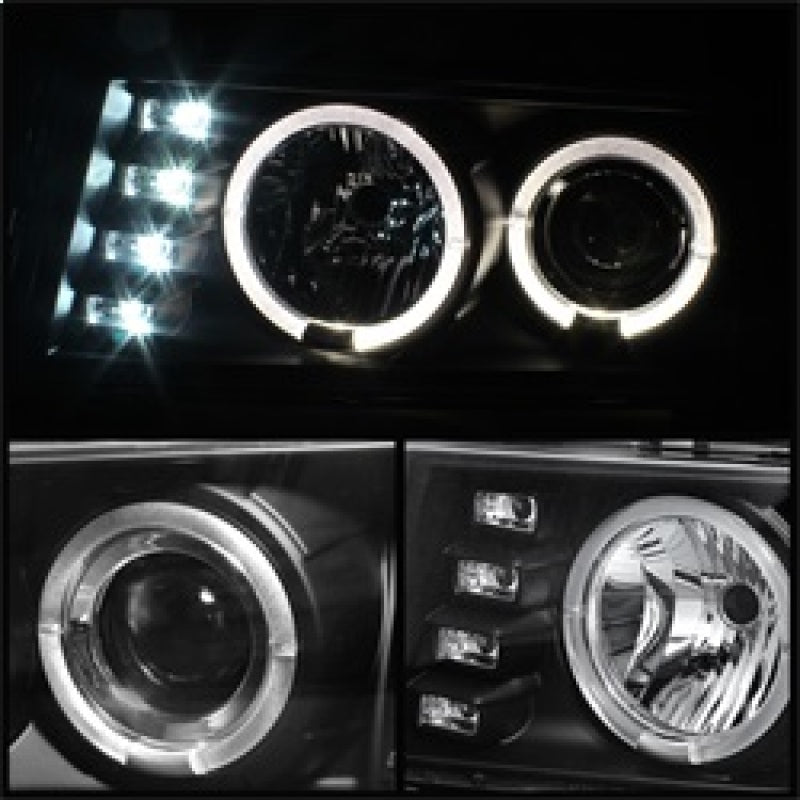 Spyder Chevy Colorado 04-12 Projector Headlights Halogen- LED Halo Blk PRO-YD-CCO04-HL-BK 5074140