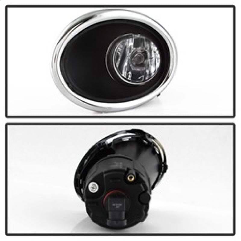 Spyder 17-18 Nissan Rogue (Sport Models ONLY) OEM Fog Lights w/Switch - Clear (FL-NR2017-SP-C) 5084934