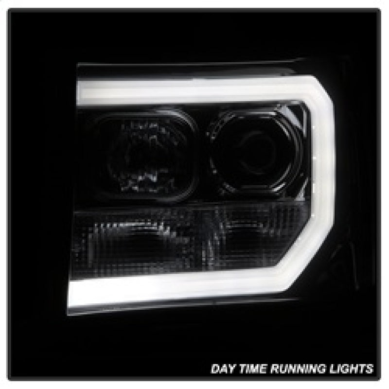 Spyder GMC Sierra 1500/2500/3500 07-13 V2 Projector Headlights - Smoke PRO-YD-GS07V2-LBDRL-SM 5083654