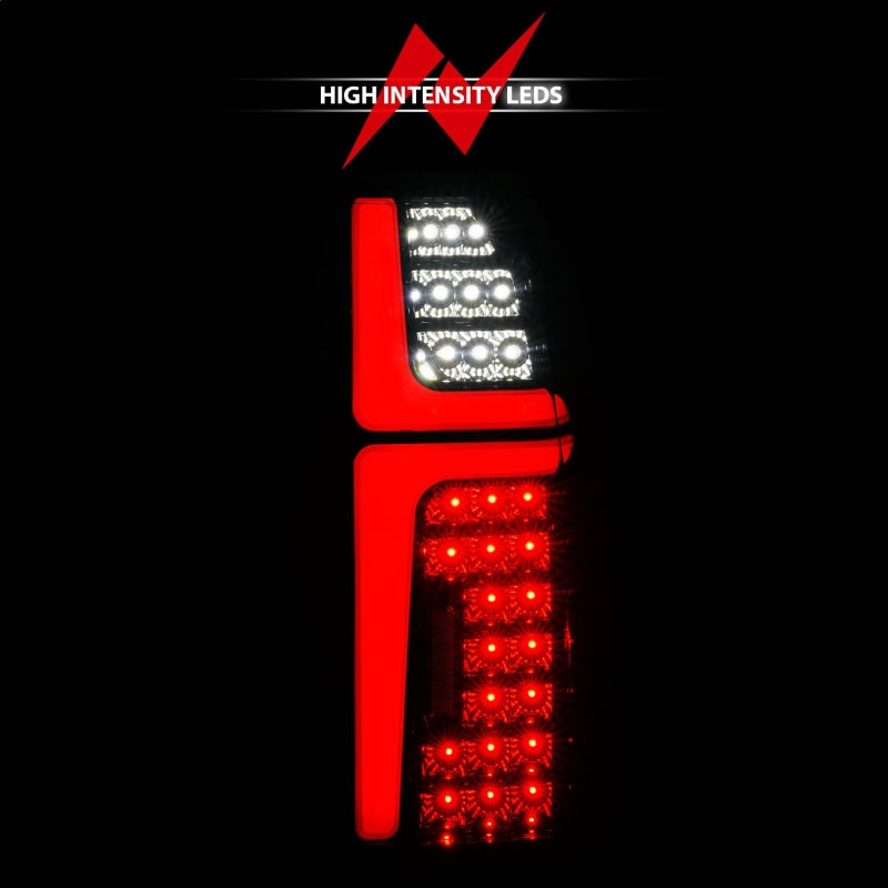 ANZO 15-20 Chevrolet Tahoe Sequential LED Tube Taillights Black 311468