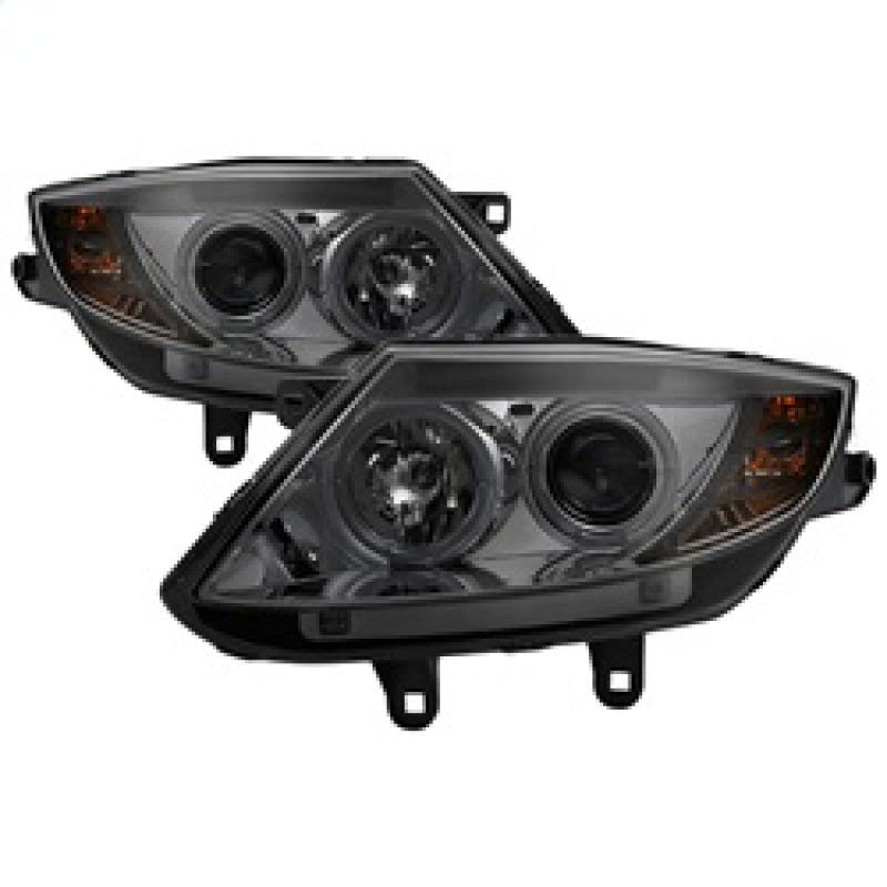Spyder BMW Z4 03-08 Projector Headlights Halogen Model Only - LED Halo Smoke PRO-YD-BMWZ403-HL-SM 5017413