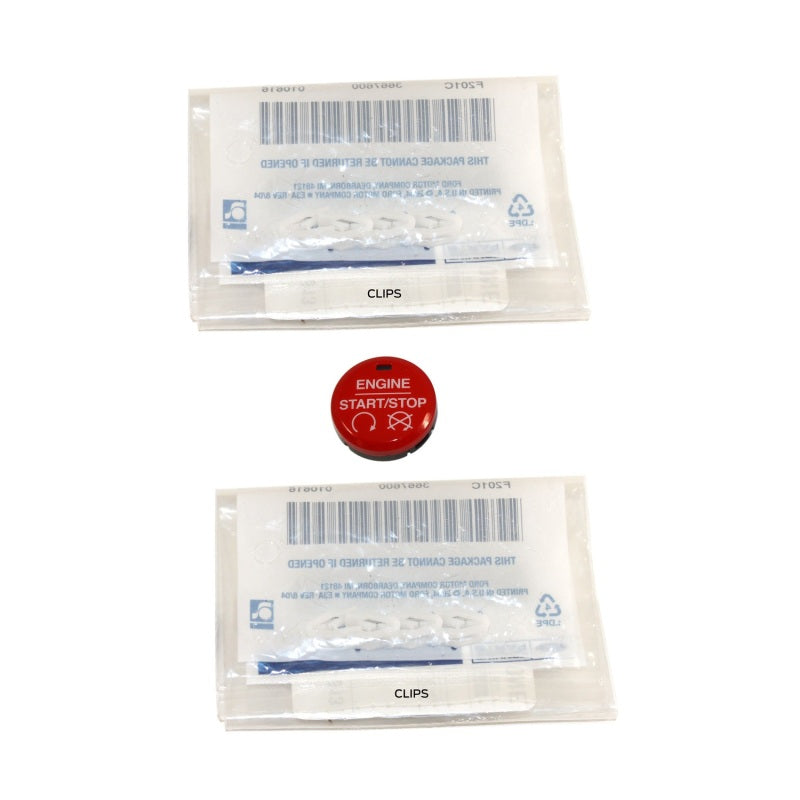 Ford Performance Parts 15-16 Mustang Red Starter Button Installation Kit