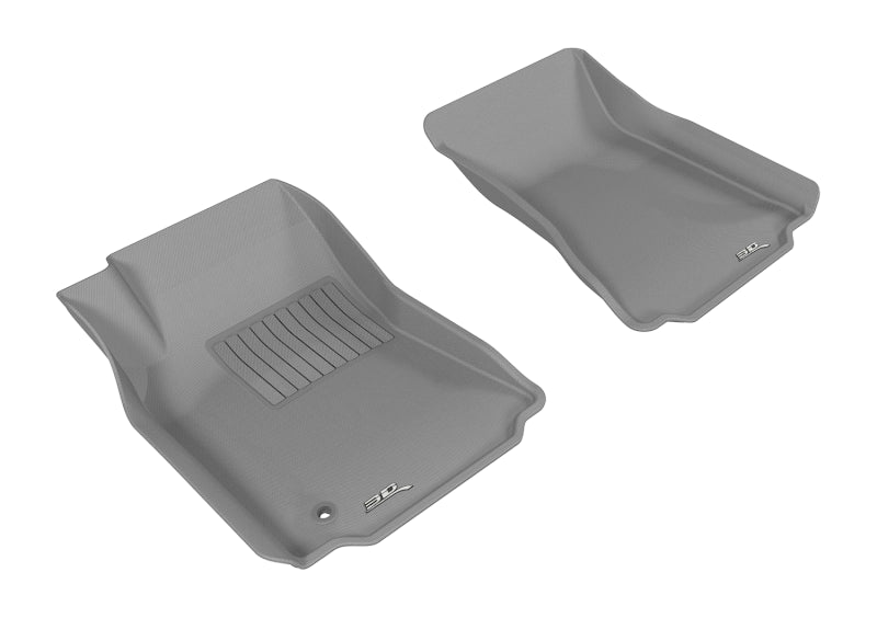 3D MAXpider 2009-2013 Cadillac CTS Kagu 1st Row Floormat - Gray L1CD00711501