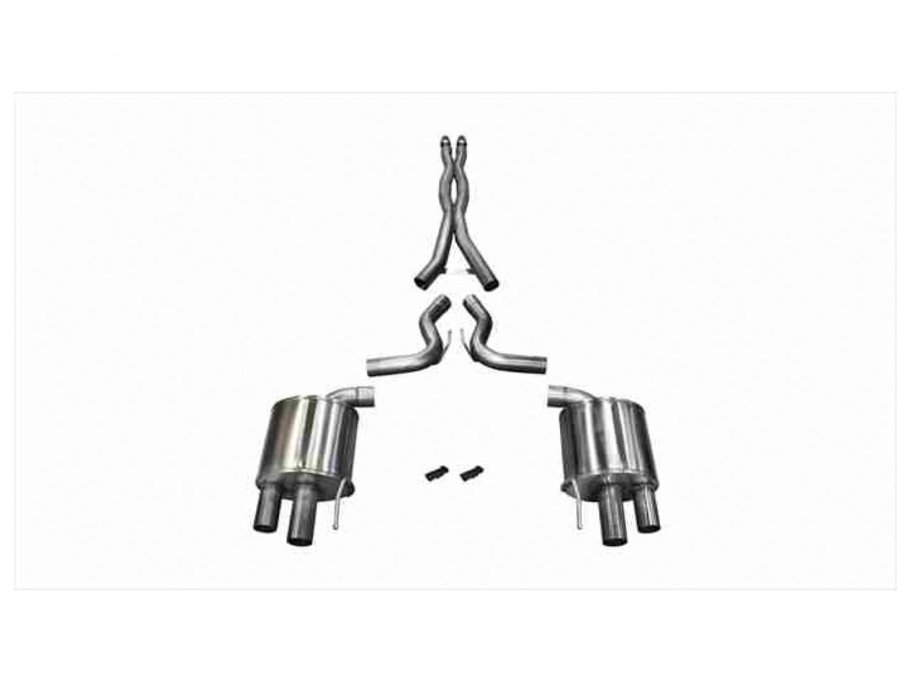 Corsa Performance 16-17 Ford Mustang GT350 5.2L V8 3in. Dual Rear Xtreme Cat-Back Exhaus