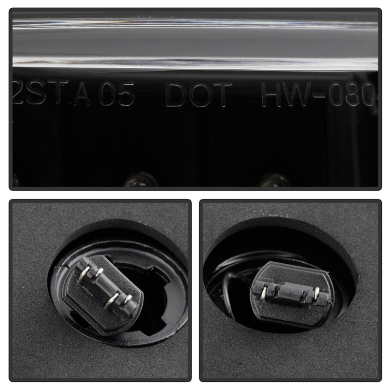SPYDER Xtune Scion Xb 08-10 LED Tail Lights Black ALT-ON-TSXB08-LED-BK 5013156
