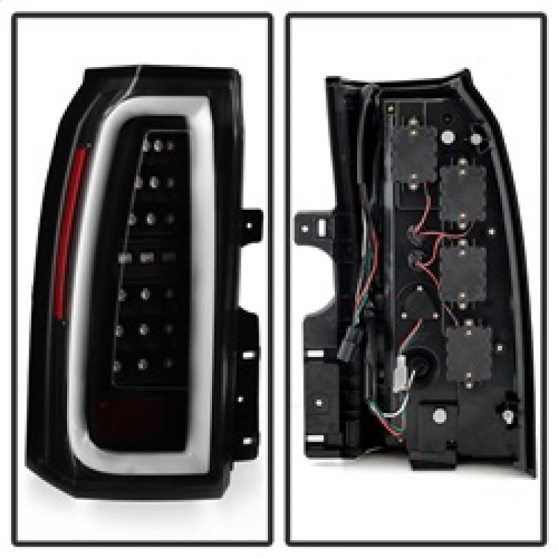 Spyder Chevy Tahoe / Suburban 15-17 Light Bar LED Tail Lights - Black (ALT-YD-CTA15-LED-BK) 5084583
