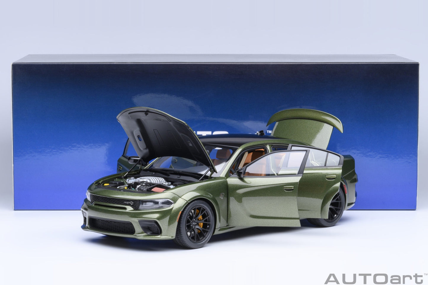 AUTOart Dodge Charger SRT Hellcat Redeye Jailbreak F8 Green 1:18