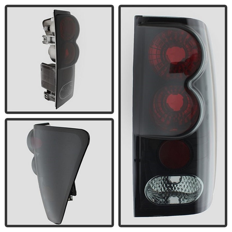 Spyder Nissan Titan 04-14 Euro Style Tail Lights Black Smoke ALT-YD-NTI04-BSM 5078223