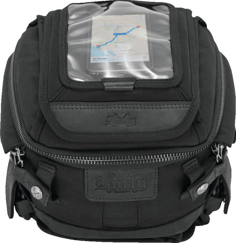 Burly Brand Voyager Tank/Tail Bag - Black B15-1010B