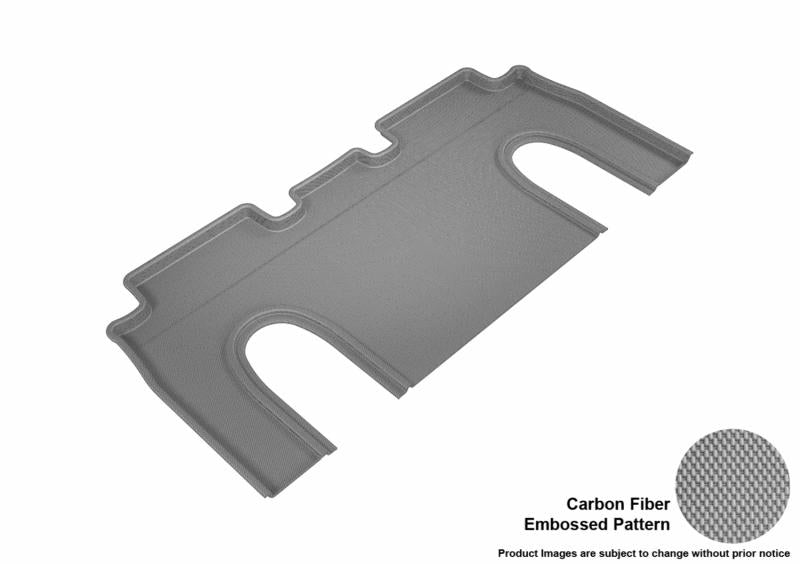 3D MAXpider 2016-2020 Tesla Model X 6-Seats Kagu 2nd Row Floormats - Gray L1TL00121501