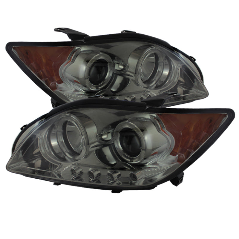 Spyder Scion TC 08-10 Projector Headlights LED Halo -Replaceable LEDs Smke PRO-YD-TTC08-HL-SM 5073327