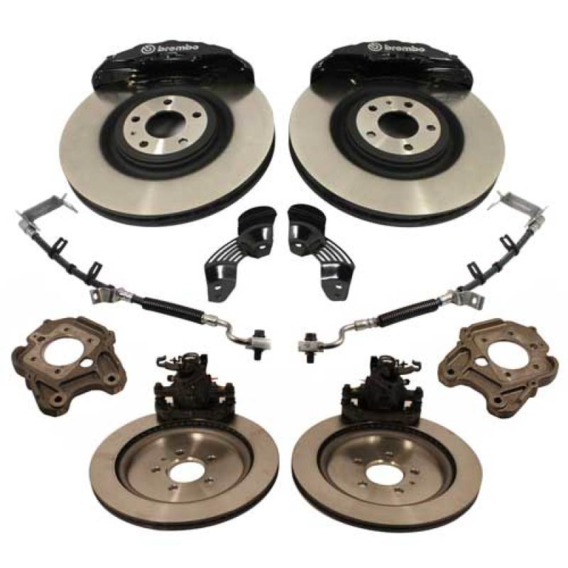 Ford Performance Parts Ford Racing 2005-2014 Mustang Six Piston 15-inch Brake Upgrade Kit
