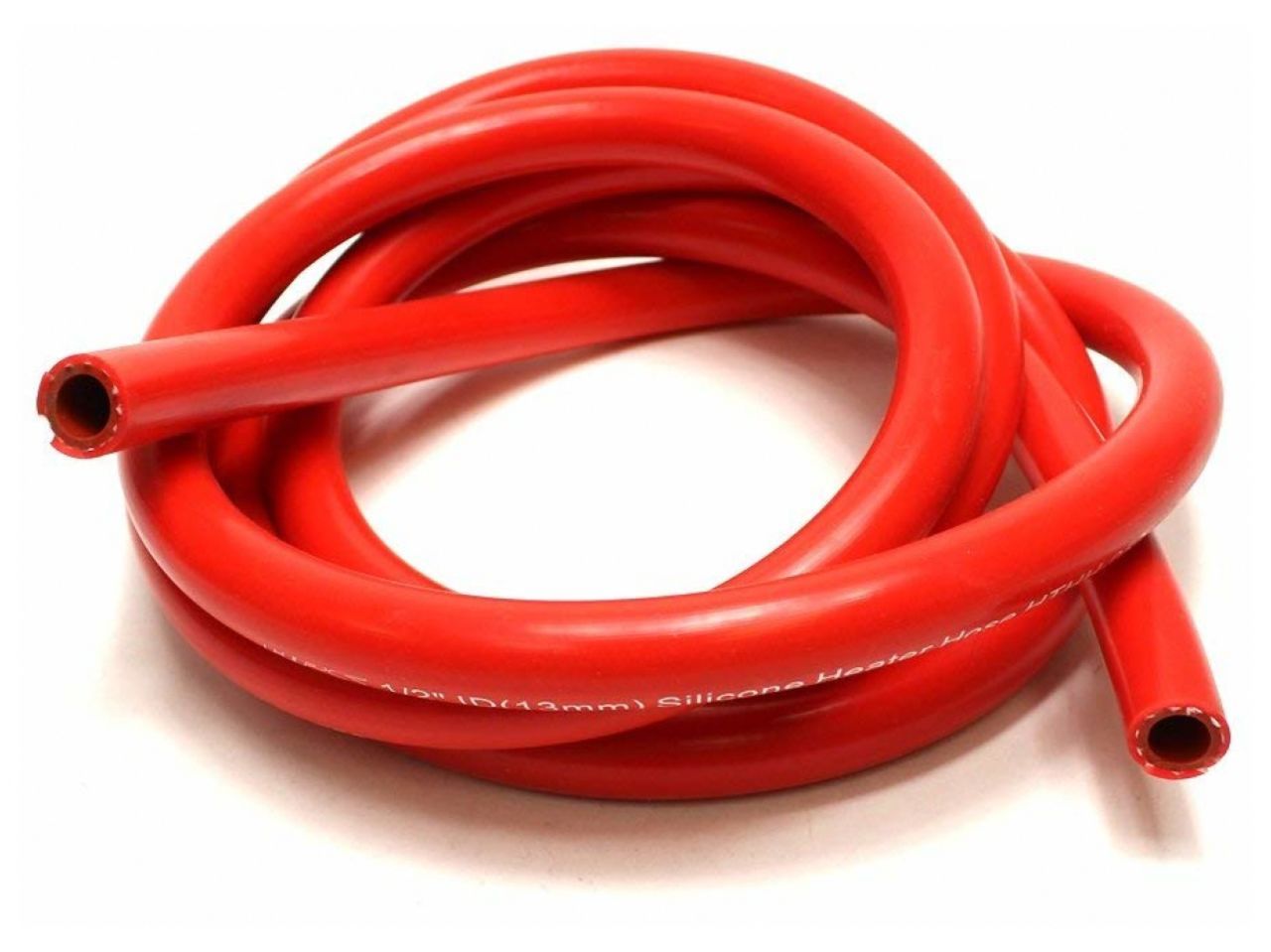 HPS 1/4" ID Red High Temp Reinforced Silicone Heater Hose Tubing, 6mm ID