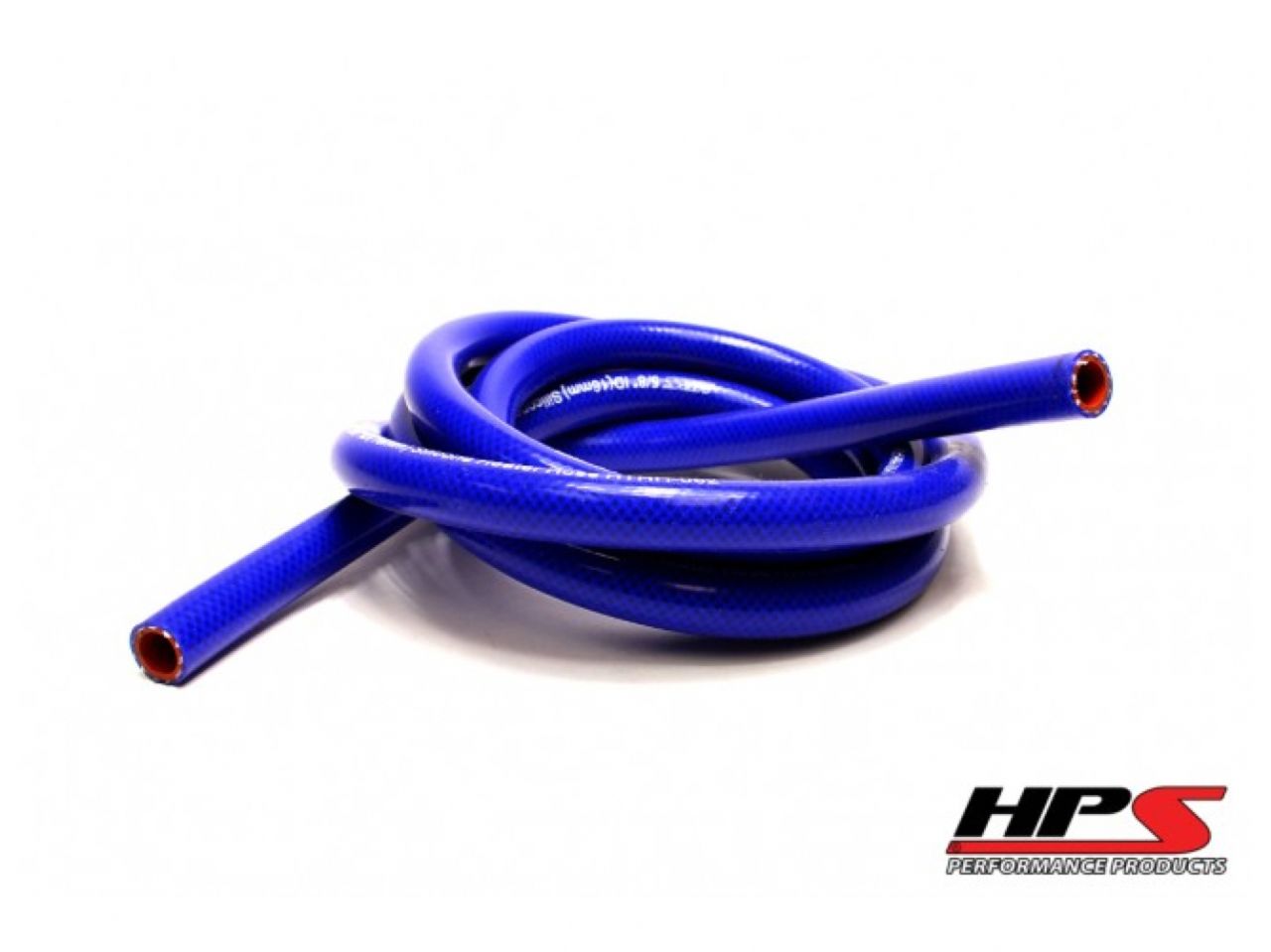 HPS 1/4" ID Blue High Temp Reinforced Silicone Heater Hose Tubing, 6mm ID