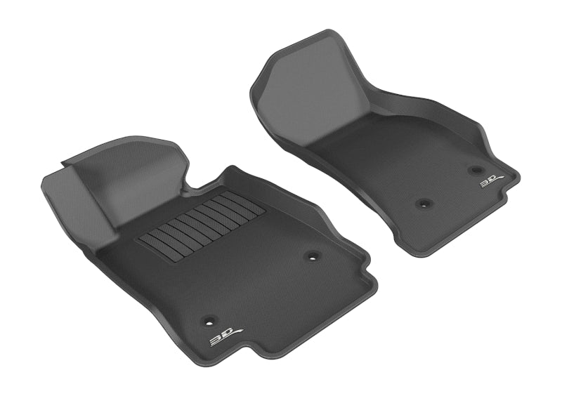 3D MAXpider 2014-2019 Cadillac CTS Kagu 1st Row Floormat - Black L1CD01011509