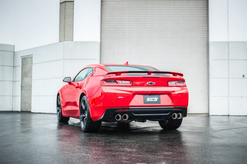 Borla 16 Chevy Camaro SS 6.2L w/ Dual NPP Atak Quad RD RL Tips Dual Exit Rear Section Exhaust 11925