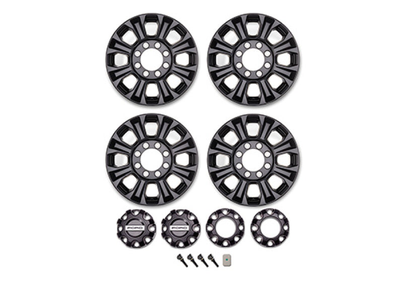 Ford Racing 23-24 Super Duty 18x8in Matte Black Wheel Kit M-1007K-1808SD2