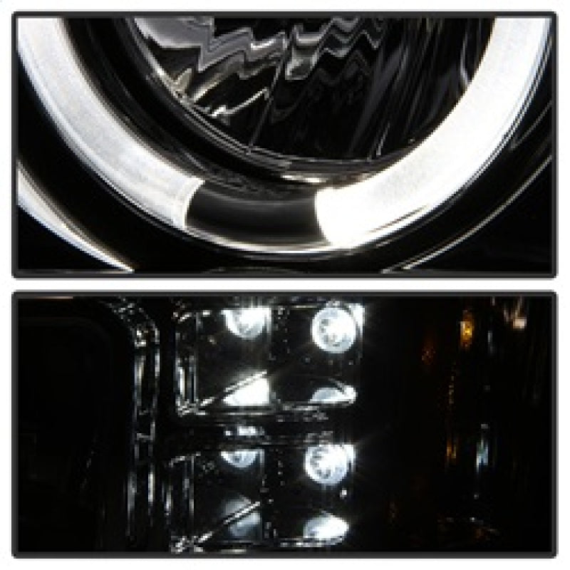 Spyder GMC Sierra 1500/2500/3500 07-13 Projector Headlights LED Halo- LED Chrome PRO-YD-GS07-HL-C 5010612