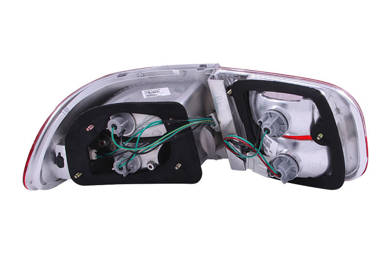 Anzo 1992-1995 Honda Civic Tail lights Red/Clear