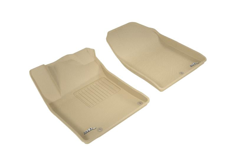 3D MAXpider 2018-2020 Hyundai Elantra GT Kagu 1st Row Floormat - Tan L1HY08111502