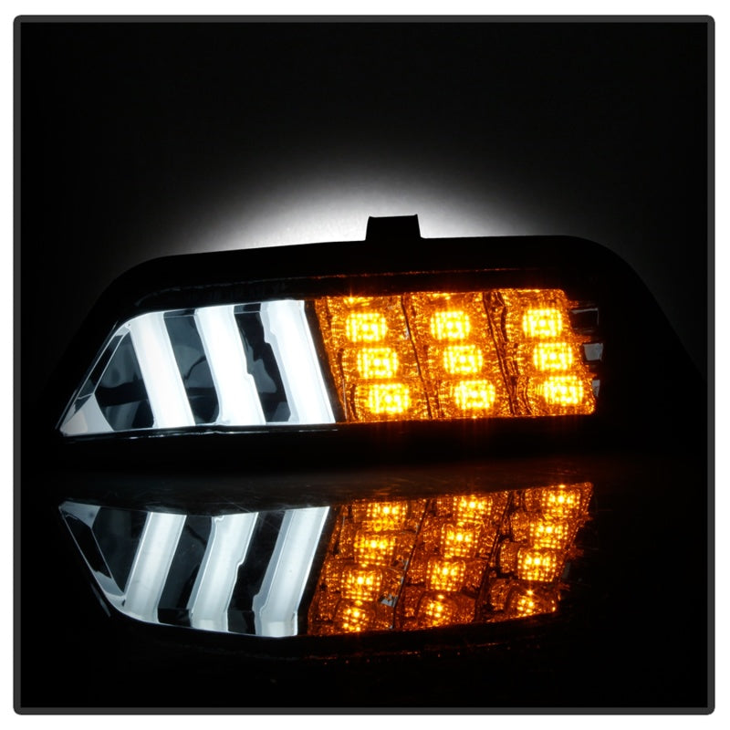 Spyder 15-16 Ford Mustang LED DRL - Smoke (CBL-YD-FM15-LED-SM) 5082527