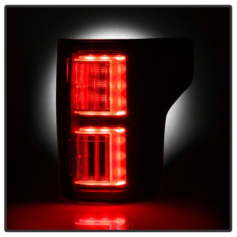 Spyder Ford F150 15-17 Light Bar LED Tail Lights (Not Compatible w/ Rear Blind Spot) - Black 5085948