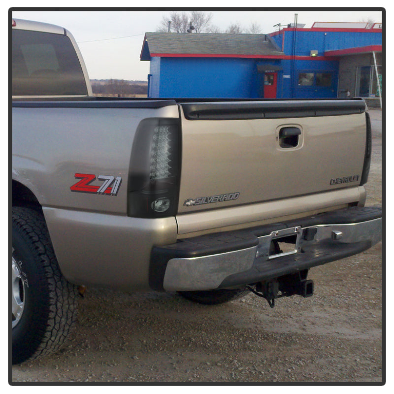 Spyder Chevy Silverado 1500 99-02 (Not Fit Stepside) LED Tail Lights Blk Smke ALT-YD-CS99-LED-BSM 5078063