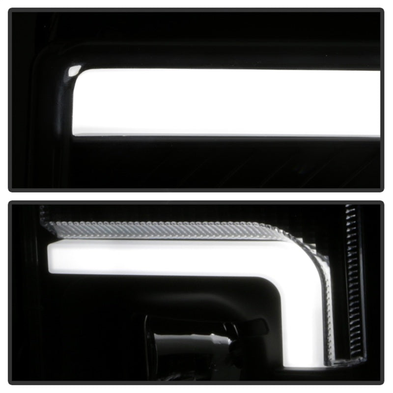 Spyder 17-18 Ford F250/F350/F450 Halogen Model Only -White Light Bar- Black- PRO-YD-FS17HALSI-BK 5087850