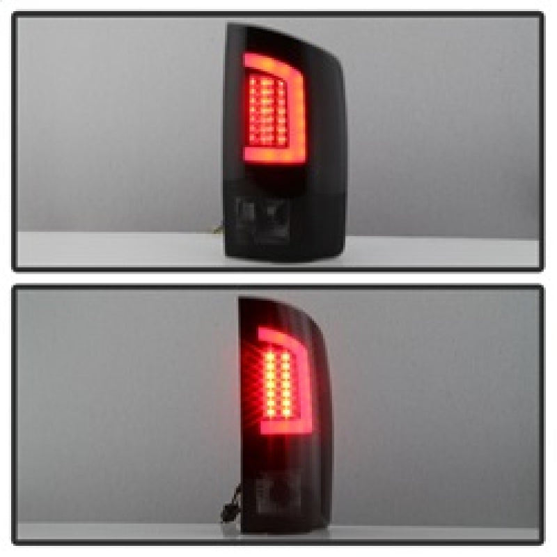 Spyder 02-06 Dodge Ram 1500 V3 Light Bar LED Tail Light - Blk Smoke (ALT-YD-DRAM02V3-LBLED-BSM) 5084125