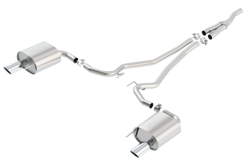 Borla Atak Cat Back 15-17 Ford Mustang 2.3L EcoBoost MT/AT 2.25in pipe 4in tip 140585