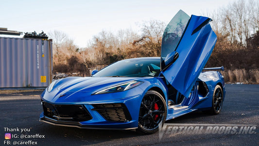 Vertical Doors | C8 Stingray 2020-Present  Chevy Corvette Lambo Door Conversion Kit