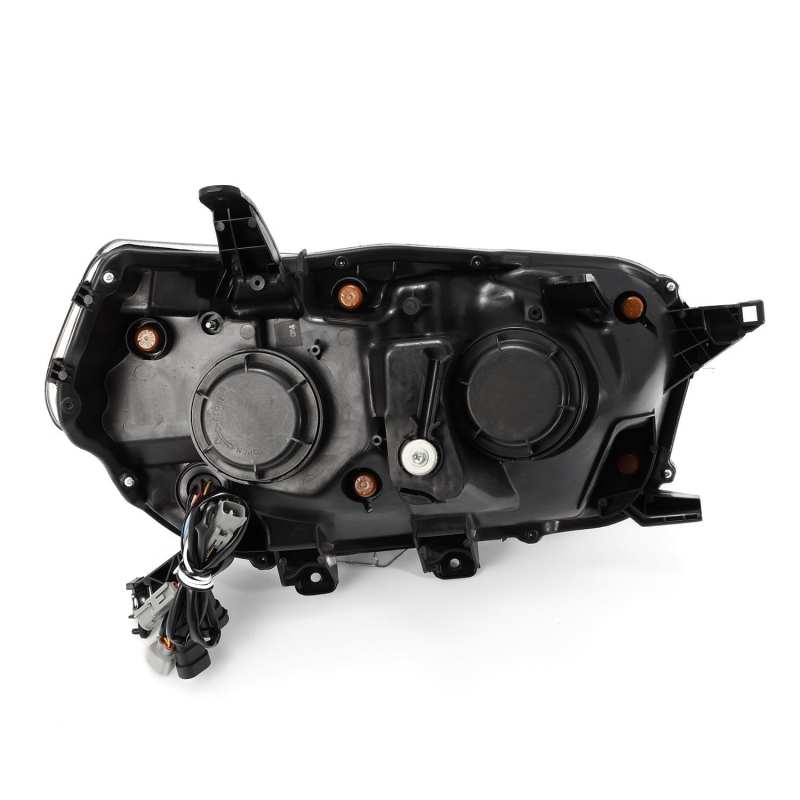 AlphaRex 10-13 Toyota 4Runner LUXX LED Proj Headlights Plank Style Black w/Seq Signal/DRL 880757 *Discontinued