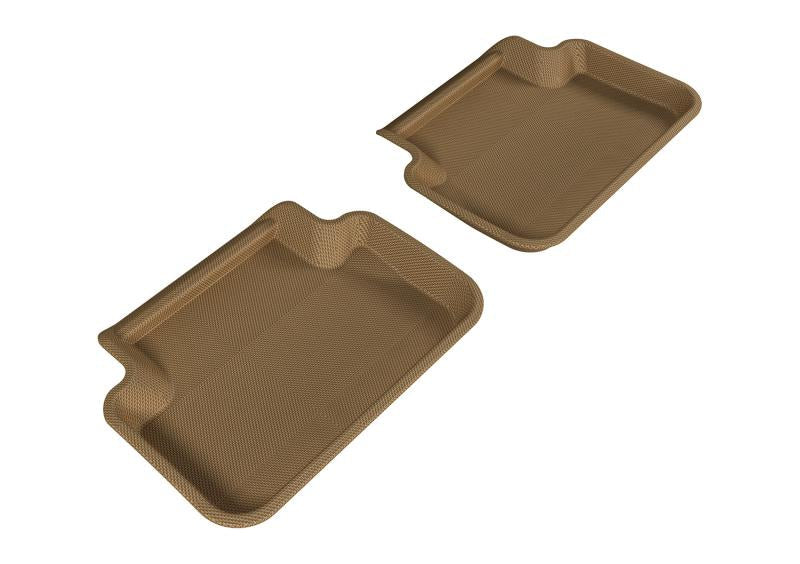 3D MAXpider 2009-2016 Audi A4/S4/RS4 Kagu 2nd Row Floormats - Tan L1AD02721502