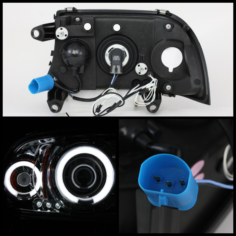 Spyder Dodge Dakota 97-04/Durango 98-03 1PC Projector Headlights LED Halo LED Chrm PRO-YD-DDAK97-C 5009791