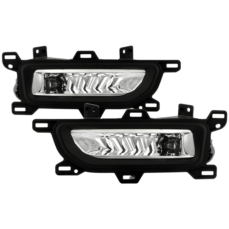 SPYDER 20-22 Nissan Titan OEM Style Fog Lights w/Switch (Bulbs Size - 5W) - Clear (FL-NT2020-LED-C) 9051333